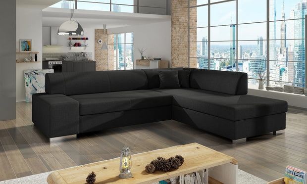 Eltap Sawana14 Coltar Extensibil Portgas cu Lada de Depozitare, Sezlong pe Dreapta, Perne Incluse, l278xA217xH74 cm