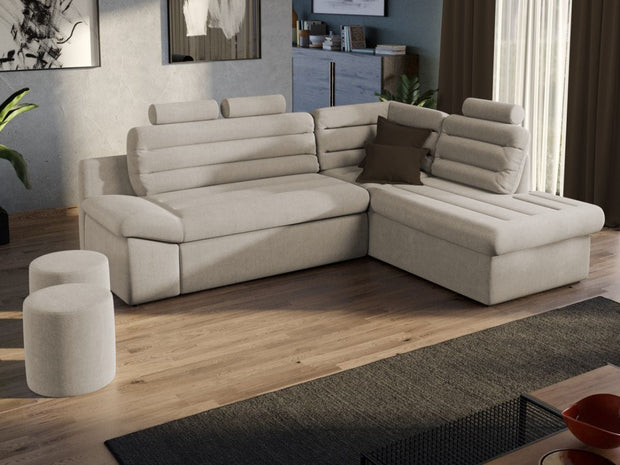 Coltar Extensibil Quinnis cu Lada de Depozitare, Sezlong pe Dreapta, l270xA225xH105 cm (2)