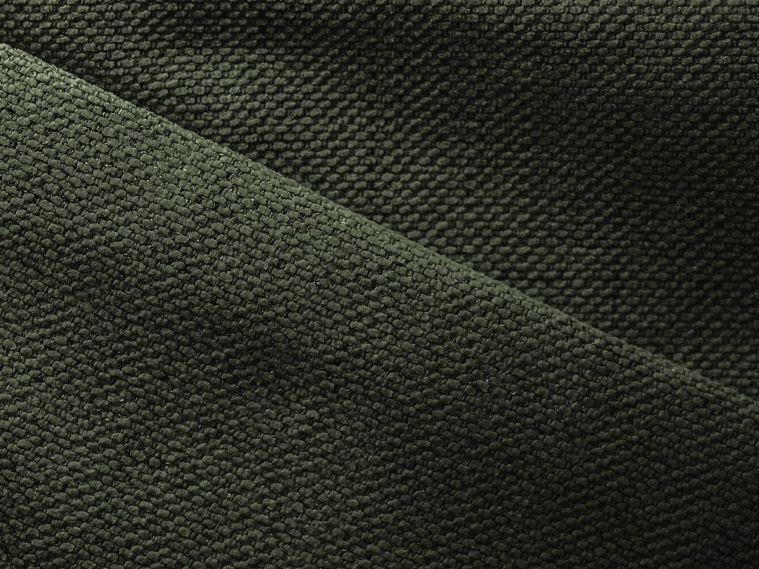 Makamii Coltar Extensibil, Sezlong pe Dreapta, Lada de Depozitare, Tapitat cu Stofa, Luana C2 Verde Olive, l236xA162xH90 cm