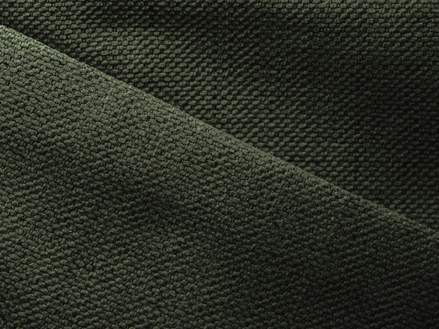 Makamii Coltar Extensibil, Sezlong pe Dreapta, Lada de Depozitare, Tapitat cu Stofa, Luana C2 Verde Olive, l236xA162xH90 cm