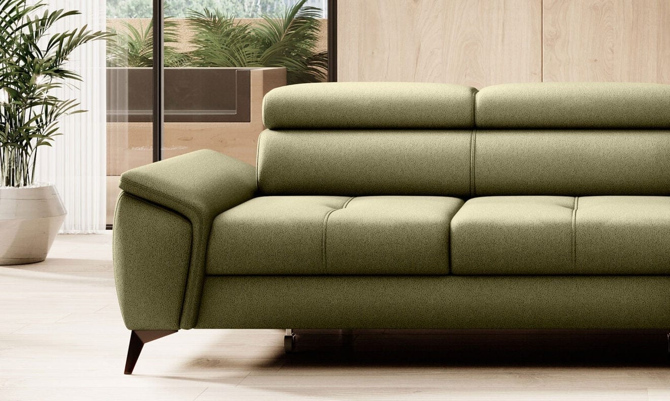 Coltar Extensibil, Sezlong pe Dreapta, Lada de Depozitare, Tetiere Reglabile, Mossa, l265xA222xH75-95 cm (6)