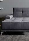 Coltar Extensibil, Sezlong pe Stanga, Lada de Depozitare, Havos, l288xA193xH76-92 cm (4)