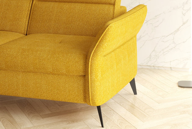 Coltar Extensibil, Sezlong pe Stanga, Lada de Depozitare, Tetiere Reglabile, Apulum, l260xA215xH78-95 cm (6)