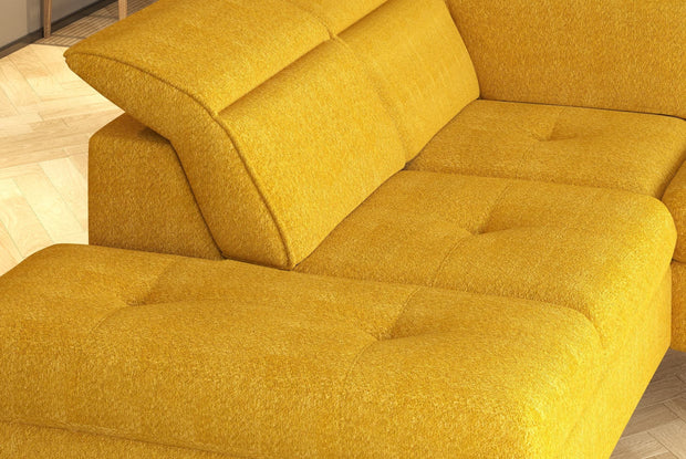 Coltar Extensibil, Sezlong pe Stanga, Lada de Depozitare, Tetiere Reglabile, Apulum, l260xA215xH78-95 cm (5)