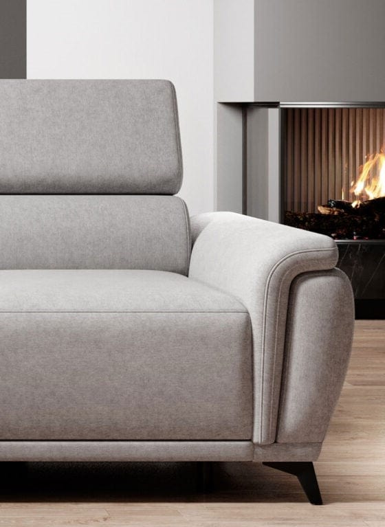 Coltar Extensibil, Sezlong pe Stanga, Lada de Depozitare, Tetiere Reglabile, Atlantida, l281xA203xH80-98 cm (7)