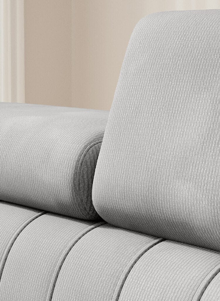 Wersal Coltar Extensibil, Sezlong pe Stanga, Lada de Depozitare, Tetiere Reglabile, Calvoras S, l272xA178xH79-99 cm