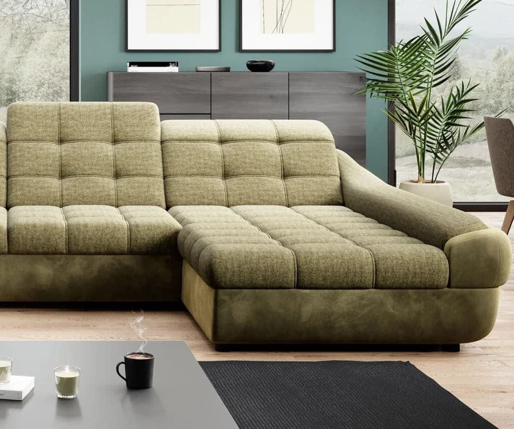 Coltar Extensibil, Sezlong pe Stanga, Lada de Depozitare, Tetiere Reglabile, Infamy XL R1, l365xA216xH81-93 cm (3)