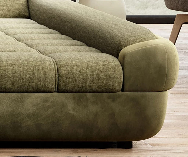 Coltar Extensibil, Sezlong pe Stanga, Lada de Depozitare, Tetiere Reglabile, Infamy XL R1, l365xA216xH81-93 cm (5)