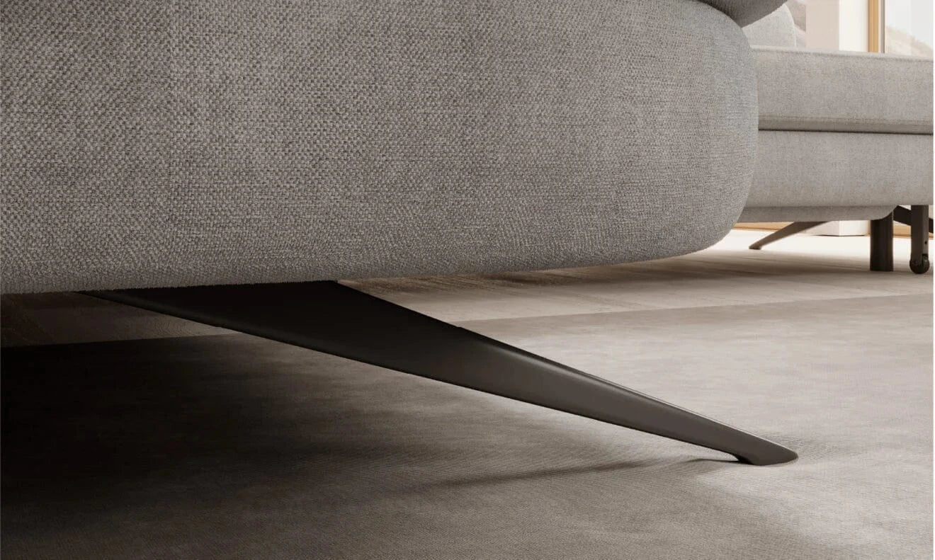 Wersal Coltar Extensibil, Sezlong pe Stanga, Lada de Depozitare, Tetiere Reglabile, Otos L, l276xA218H77-97 cm