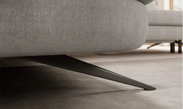 Wersal Coltar Extensibil, Sezlong pe Stanga, Lada de Depozitare, Tetiere Reglabile, Otos L, l276xA218H77-97 cm