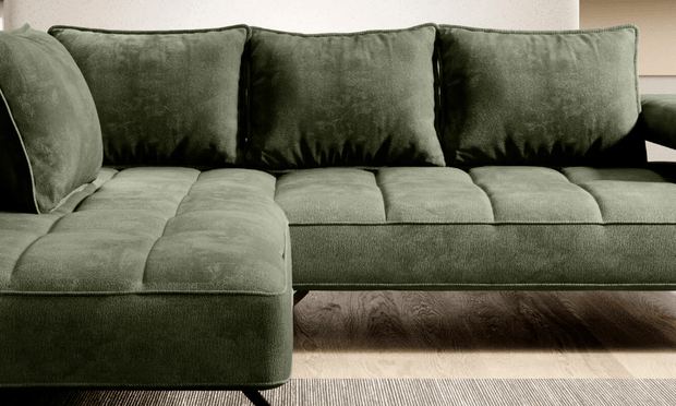 Wersal Coltar Extensibil, Sezlong pe Stanga, Mecanism Electric Relax, Montelis L, l262xA207xH67-88 cm