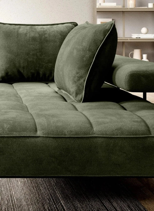 Wersal Coltar Extensibil, Sezlong pe Stanga, Mecanism Electric Relax, Montelis L, l262xA207xH67-88 cm