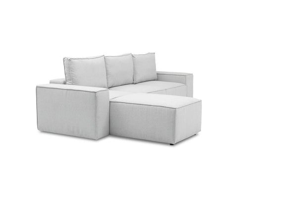 Eltap Coltar Extensibil Sillage cu Lada de Depozitare, Sezlong pe Stanga, l302xA204xH95 cm