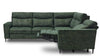 Coltar Extensibil Talisimo Verde, Sezlong pe Dreapta, tapitat cu Stofa, Mecanism Relax, l276xA277xH100 cm (2)