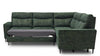 Coltar Extensibil Talisimo Verde, Sezlong pe Dreapta, tapitat cu Stofa, Mecanism Relax, l276xA277xH100 cm (3)