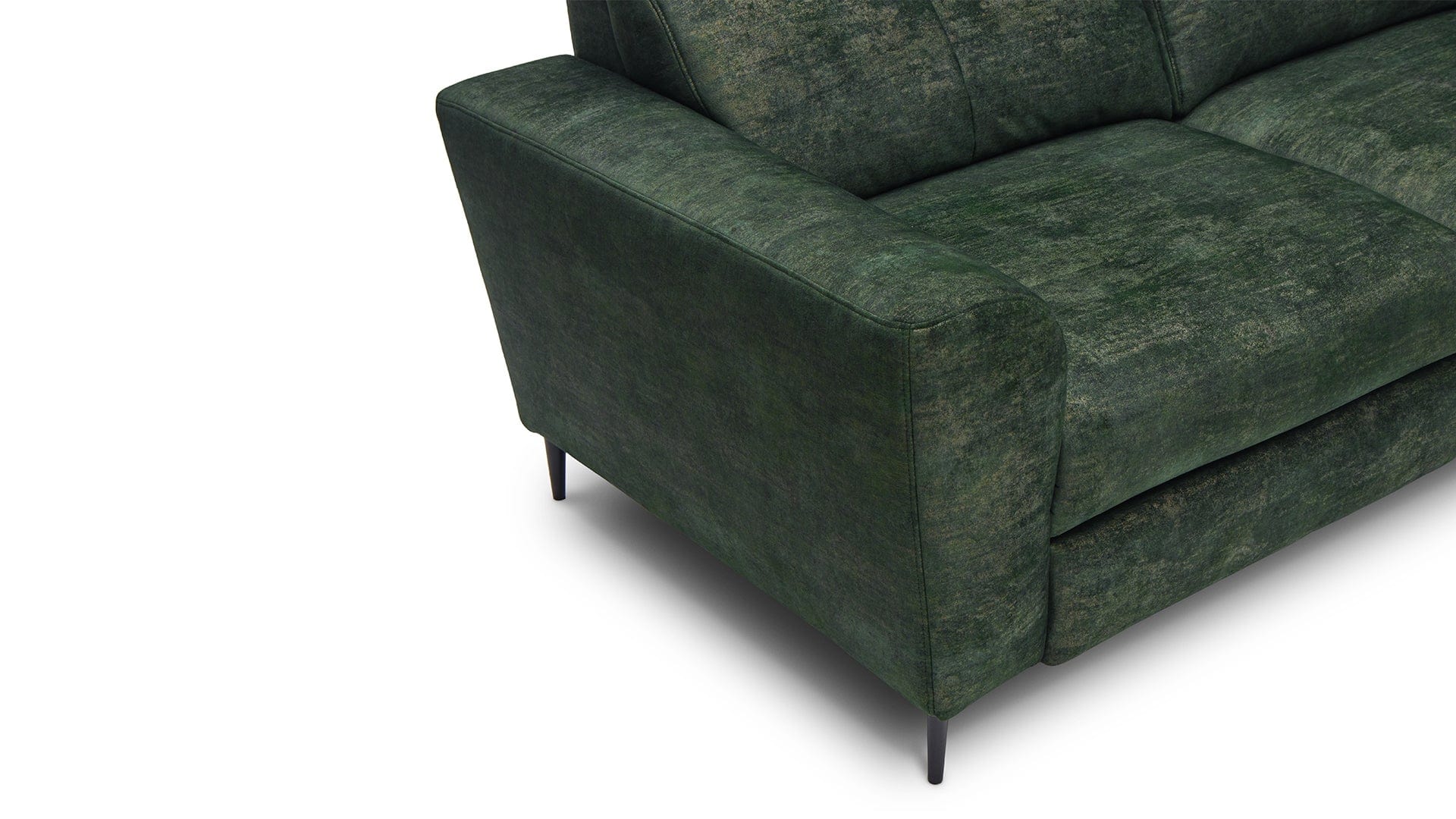 Coltar Extensibil Talisimo Verde, Sezlong pe Dreapta, tapitat cu Stofa, Mecanism Relax, l276xA277xH100 cm (5)