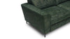 Coltar Extensibil Talisimo Verde, Sezlong pe Dreapta, tapitat cu Stofa, Mecanism Relax, l276xA277xH100 cm (5)