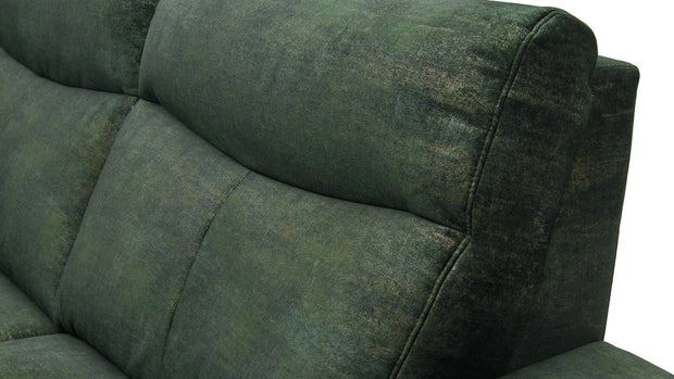 Coltar Extensibil Talisimo Verde, Sezlong pe Dreapta, tapitat cu Stofa, Mecanism Relax, l276xA277xH100 cm (8)