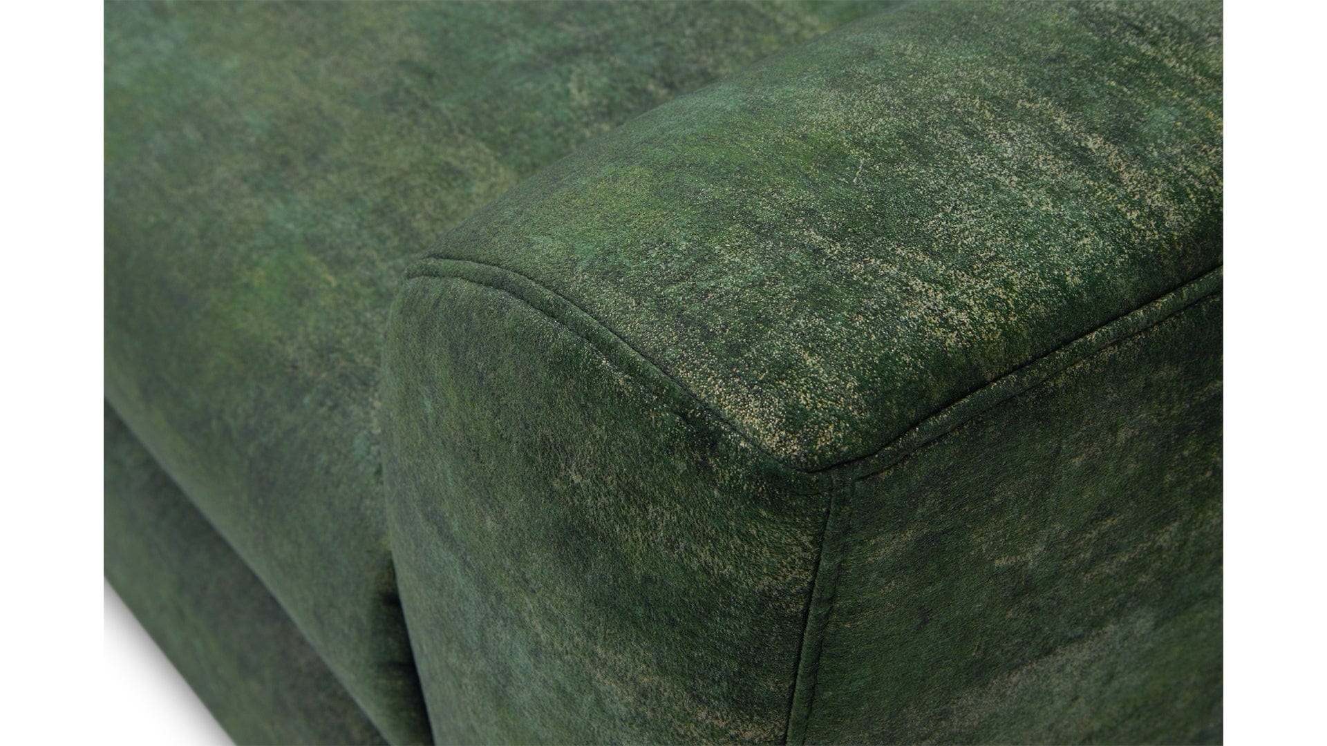 Coltar Extensibil Talisimo Verde, Sezlong pe Dreapta, tapitat cu Stofa, Mecanism Relax, l276xA277xH100 cm (9)