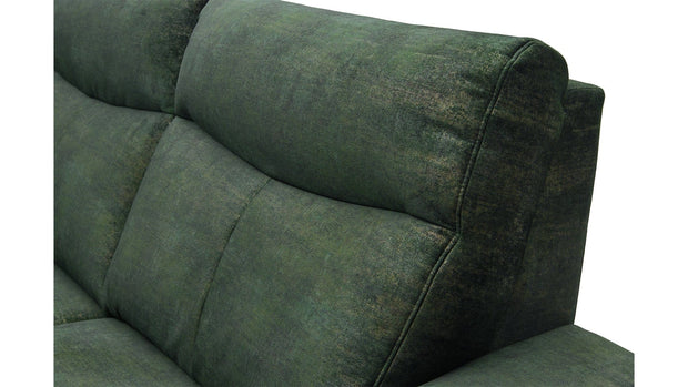 Coltar Extensibil Talisimo Verde, Sezlong pe Dreapta, tapitat cu Stofa, Mecanism Relax, l276xA277xH100 cm (10)