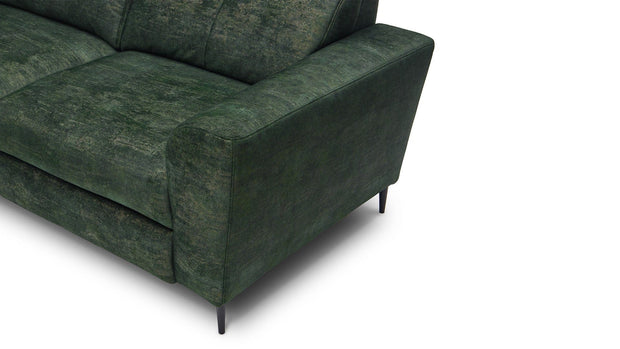 Coltar Extensibil Talisimo Verde, Sezlong pe Stanga, tapitat cu Stofa, Mecanism Relax, l276xA277xH100 cm (6)
