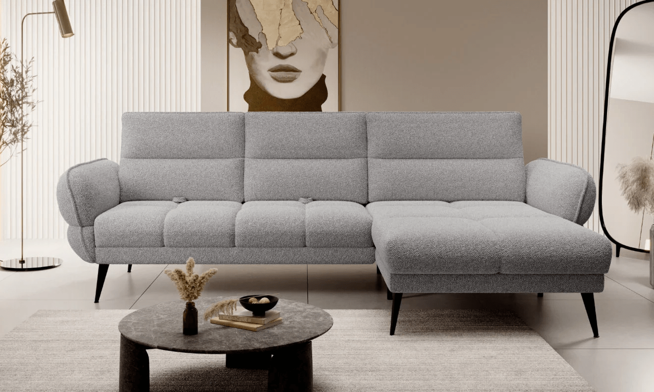 Wersal Coltar Fix, Sezlong pe Dreapta, Mecanism Electric Relax, Campinas S, l288xA170xH97 cm