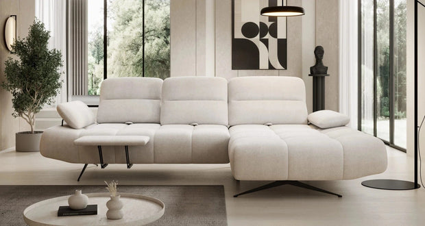 Wersal Coltar Fix, Sezlong pe Dreapta, Mecanism Electric Relax, Falcos S, l284xA173H91 cm