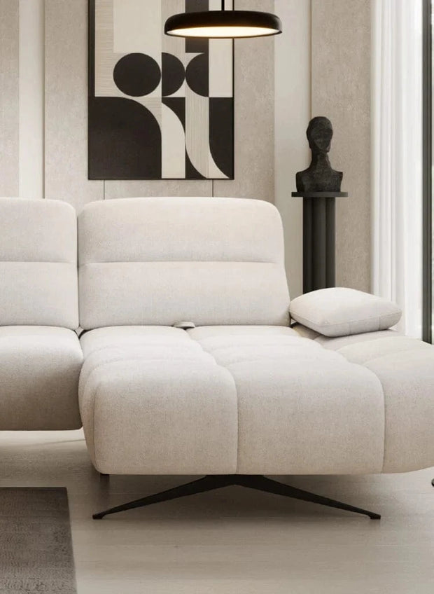 Wersal Coltar Fix, Sezlong pe Dreapta, Mecanism Electric Relax, Falcos S, l284xA173H91 cm