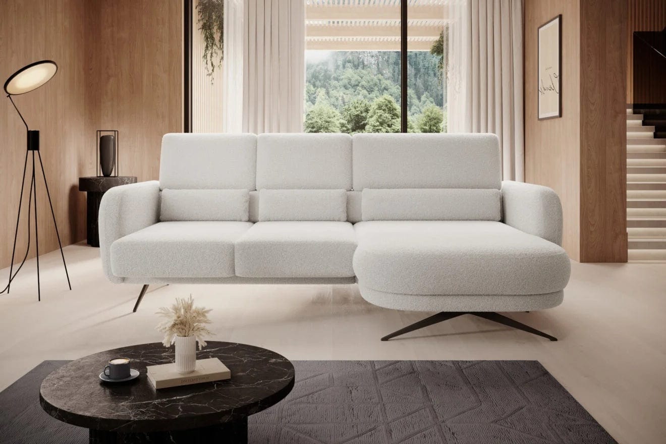 Wersal Coltar Fix, Sezlong pe Dreapta, Mecanism Electric Relax, Ilus S, l260xA177xH83-104 cm