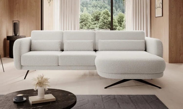 Wersal Coltar Fix, Sezlong pe Dreapta, Mecanism Electric Relax, Ilus S, l260xA177xH83-104 cm