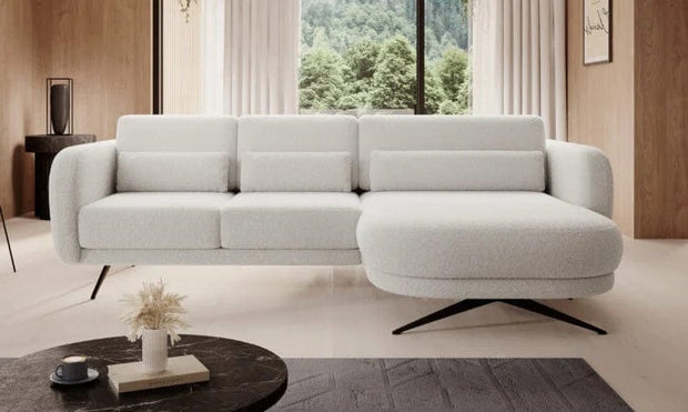 Wersal Coltar Fix, Sezlong pe Dreapta, Mecanism Electric Relax, Ilus S, l260xA177xH83-104 cm