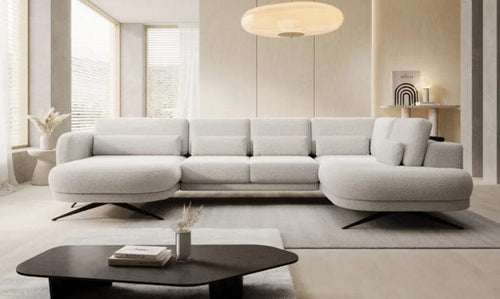 Wersal Coltar Fix, Sezlong pe Dreapta, Mecanism Electric Relax, Ilus XL, l346xA205xH83-104 cm
