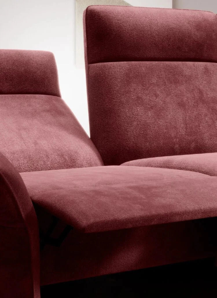 Wersal Coltar Fix, Sezlong pe Dreapta, Mecanism Electric Relax, Stelvis S, l286xA160xH103 cm