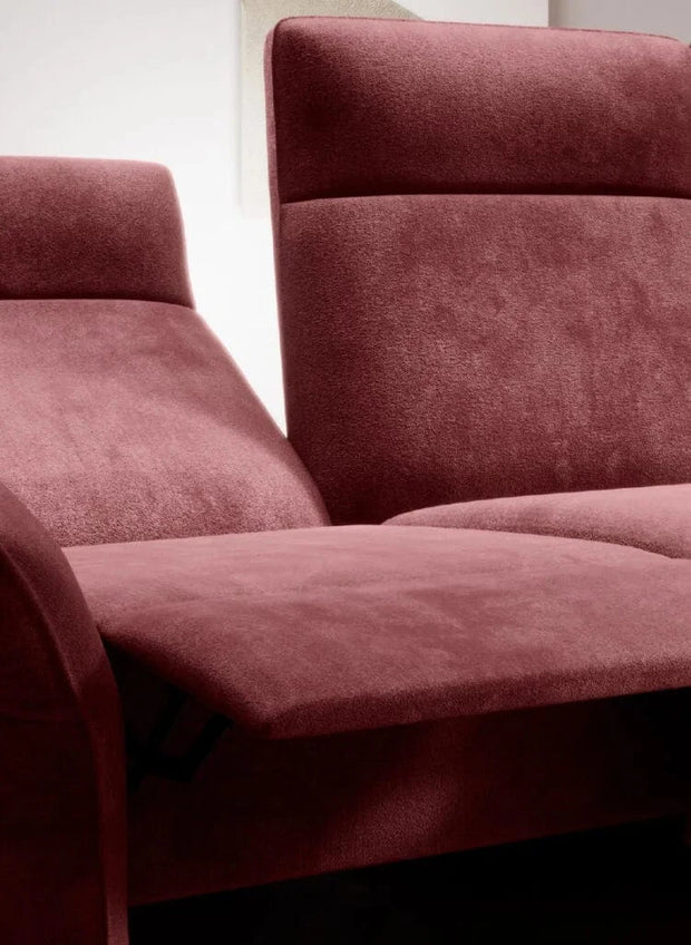 Wersal Coltar Fix, Sezlong pe Dreapta, Mecanism Electric Relax, Stelvis S, l286xA160xH103 cm