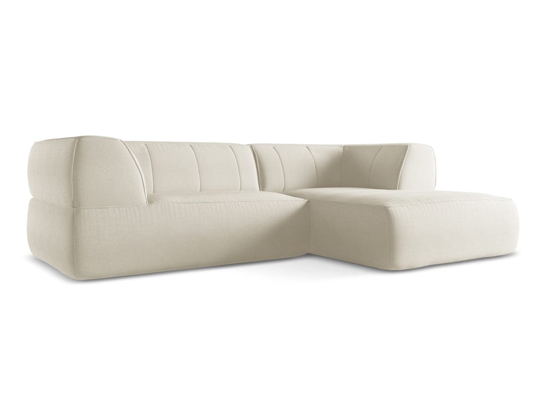 Makamii Coltar Fix, Sezlong pe Dreapta, Tapitat cu Stofa, Liko RC-7, l250xA160xH74 cm