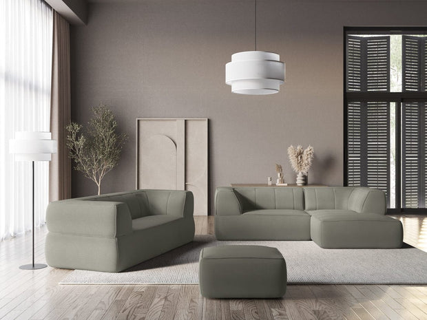 Makamii Coltar Fix, Sezlong pe Dreapta, Tapitat cu Stofa, Liko RC-7, l250xA160xH74 cm