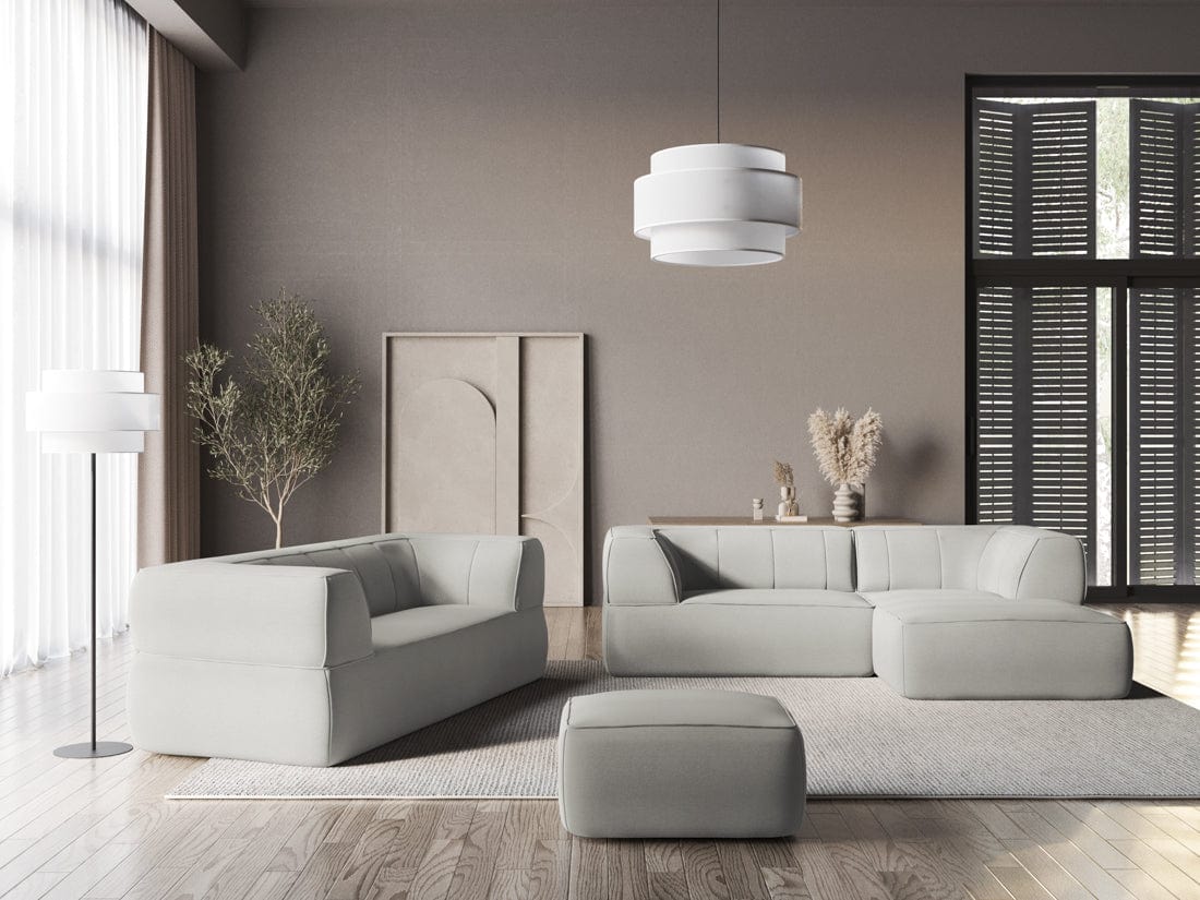 Makamii Coltar Fix, Sezlong pe Dreapta, Tapitat cu Stofa, Liko RC-7, l250xA160xH74 cm