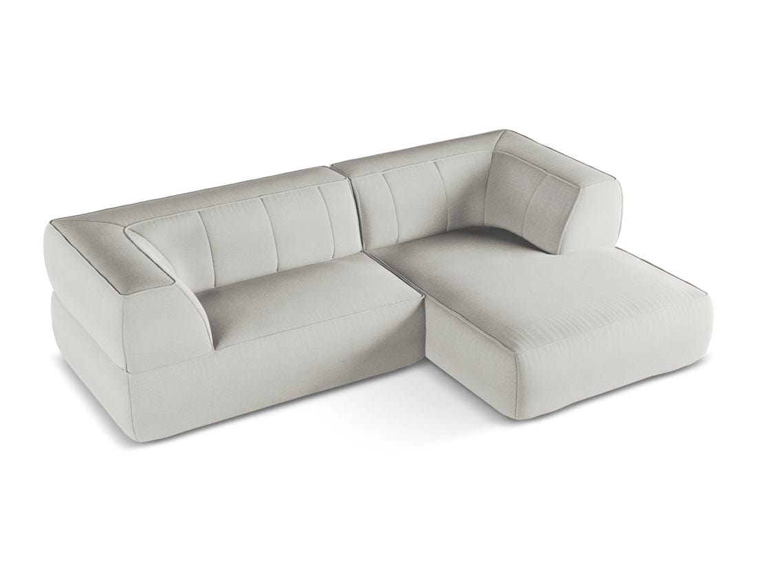 Makamii Coltar Fix, Sezlong pe Dreapta, Tapitat cu Stofa, Liko RC-7, l250xA160xH74 cm