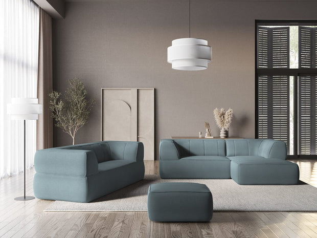 Makamii Coltar Fix, Sezlong pe Dreapta, Tapitat cu Stofa, Liko RC-7, l250xA160xH74 cm