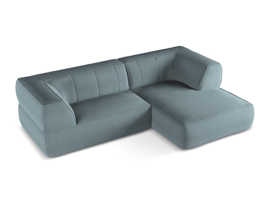 Makamii Coltar Fix, Sezlong pe Dreapta, Tapitat cu Stofa, Liko RC-7, l250xA160xH74 cm