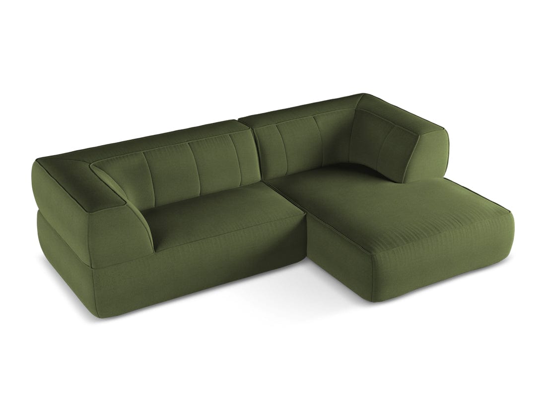 Makamii Coltar Fix, Sezlong pe Dreapta, Tapitat cu Stofa, Liko RC-7, l250xA160xH74 cm