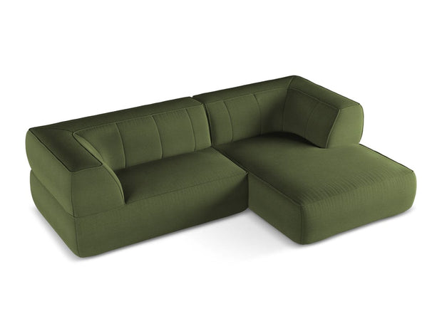 Makamii Coltar Fix, Sezlong pe Dreapta, Tapitat cu Stofa, Liko RC-7, l250xA160xH74 cm