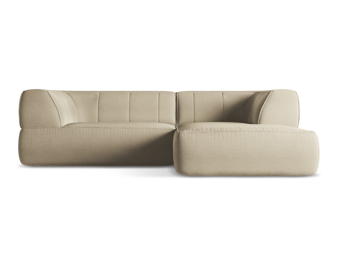 Makamii Coltar Fix, Sezlong pe Dreapta, Tapitat cu Stofa, Liko RC-7, l250xA160xH74 cm