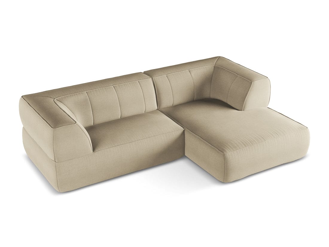 Makamii Coltar Fix, Sezlong pe Dreapta, Tapitat cu Stofa, Liko RC-7, l250xA160xH74 cm