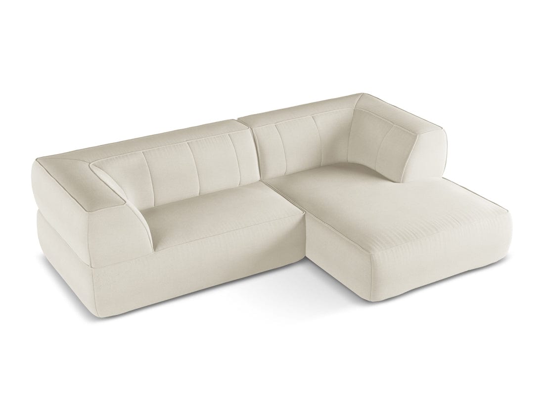 Makamii Coltar Fix, Sezlong pe Dreapta, Tapitat cu Stofa, Liko RC-7, l250xA160xH74 cm