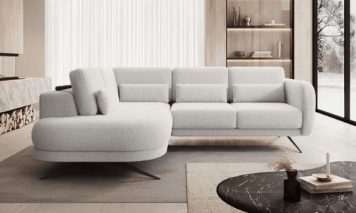 Wersal Coltar Fix, Sezlong pe Stanga, Mecanism Electric Relax, Ilus L, l248xA205xH83-104 cm