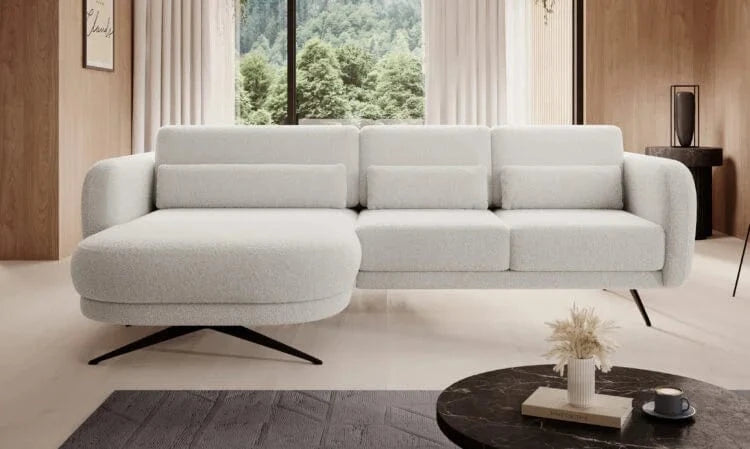 Wersal Coltar Fix, Sezlong pe Stanga, Mecanism Electric Relax, Ilus S, l260xA177xH83-104 cm