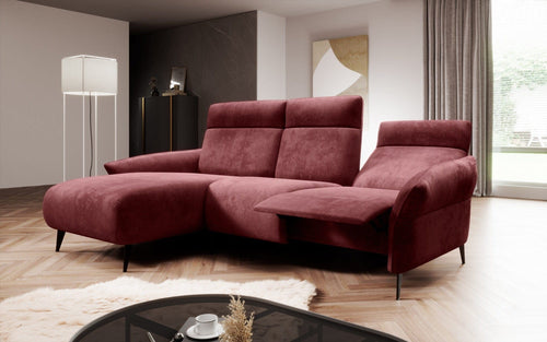 Wersal Coltar Fix, Sezlong pe Stanga, Mecanism Electric Relax, Stelvis S, l286xA160xH103 cm