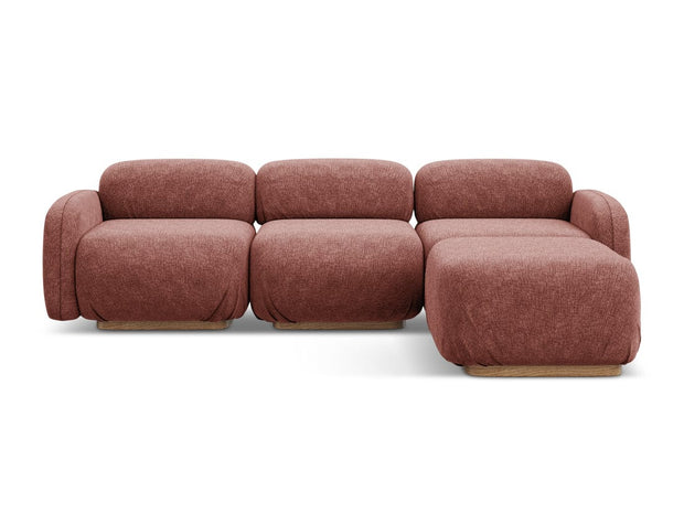 Makamii Coltar Modular, Sezlong Universal (pe Stanga sau pe Dreapta), Tapitat cu Stofa, Ailani COR-21, l270xA190xH73 cm