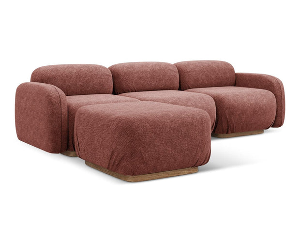 Makamii Coltar Modular, Sezlong Universal (pe Stanga sau pe Dreapta), Tapitat cu Stofa, Ailani COR-21, l270xA190xH73 cm